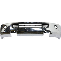 BUMPER FACE BAR FR CHROME W/FOG LAMPS