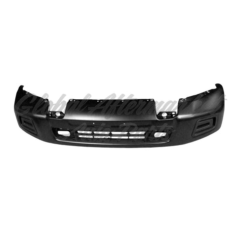 BUMPER FACE BAR FR BLACK W/O SENSOR/FOG LAMPS