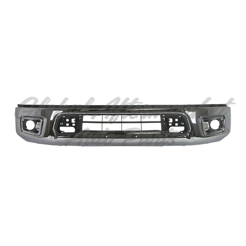 BUMPER FACE BAR FR W/O SENSOR CHROME