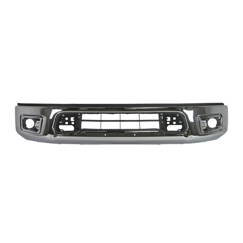 BUMPER FACE BAR FR BRIGHT CHROME FOG LAMP BEZELS W/SENSOR