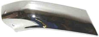 BUMPER END FR RH W/FLARE HOLE CHROME TO 12/1988