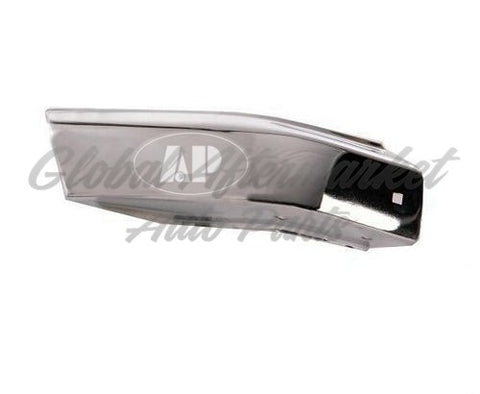 BUMPER END FR RH CHROME W/O FLARES TO 12/1998