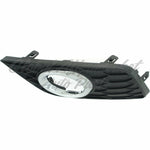 FOG LAMP BEZEL FR LH MATT BLACK/CHROME — photo 4