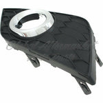 FOG LAMP BEZEL FR LH MATT BLACK/CHROME — photo 2