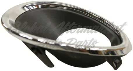 FOG LAMP BEZEL FR LH TEXTURED BLACK W/CHROME FINISH
