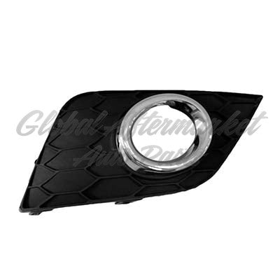 FOG LAMP BEZEL FR RH MATT BLACK/CHROME