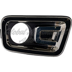 FOG LAMP BEZEL FR RH SMOKE CHROME TEXTURED BLACK — photo 1