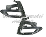 FOG LAMP BEZEL FR RH PTD GLOSS BLACK — photo 2
