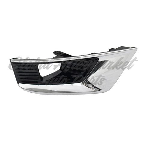 FOG LAMP BEZEL FR RH GLOSS BLACK CHROME TRIM
