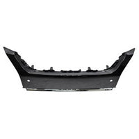 BUMPER FINISHING PANEL FR GLOSS BLACK W/CHROME TRIM W/SENSOR