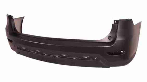 BUMPER RR PARTIAL PRIMED BLACK W/O SENSOR HOLE CAPA