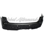 BUMPER RR PARTIAL PRIMED BLACK W/SENSOR HOLE W/HITCH HOLE CAPA — photo 2