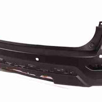 BUMPER RR PARTIAL PRIMED BLACK W/SENSOR HOLE W/HITCH HOLE