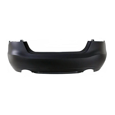 BUMPER RR PRIMED W/O SENSOR HOLE W/TEXTURED LOWER CENTER BODY LINE BAND