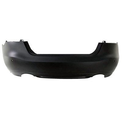 BUMPER RR PRIMED W/SENSOR HO/TEXTURED LOWER CENTER BODY LINE BAND
