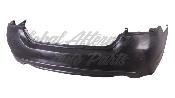 BUMPER RR PRIMED W/TEXTURED LOWER W/O SENSOR