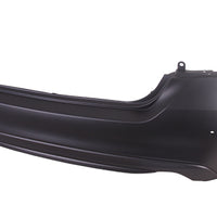 BUMPER RR PRIMED W/TEXTURED LOWER W/SENSOR CAPA