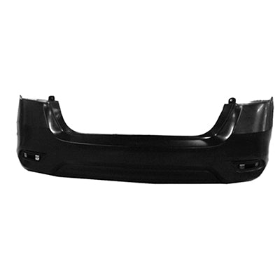 BUMPER RR PRIMED EXC SR W/TEXTURED LOWER (NO EXHAUST CUT)
