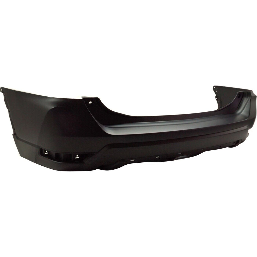 BUMPER RR PRIMED W/TEXTURED LOWER W/O SENSOR