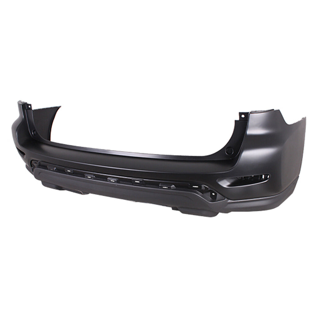 BUMPER RR PRIMED W/TRAILER HITCH W/O SENSOR CAPA