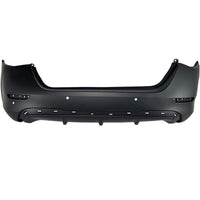 BUMPER RR PRIMED W/SENSOR S/SV MODELS