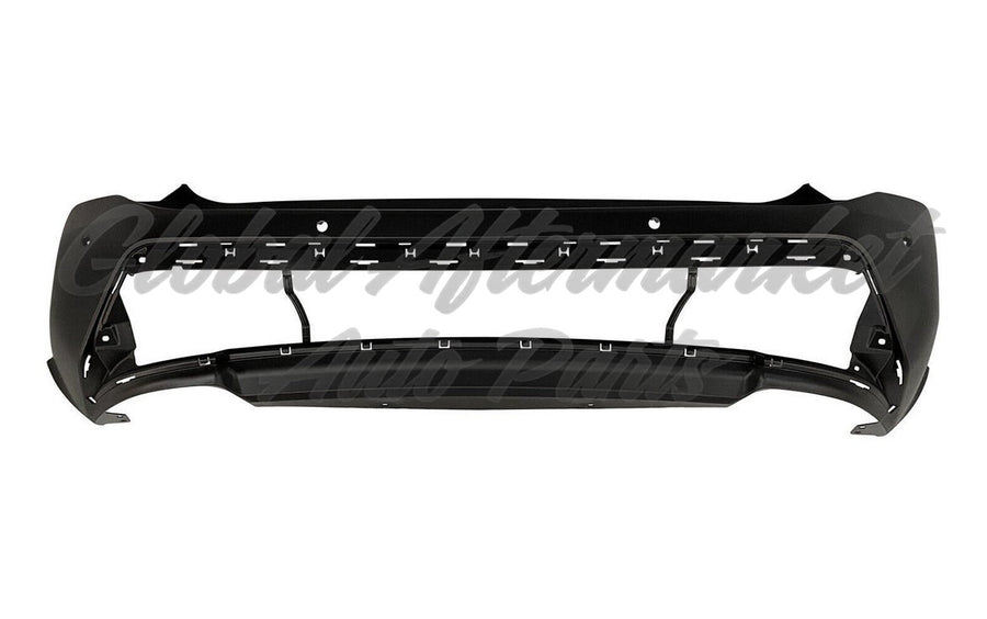 BUMPER RR TEXTURED BLACK W/SENSOR US BUILT