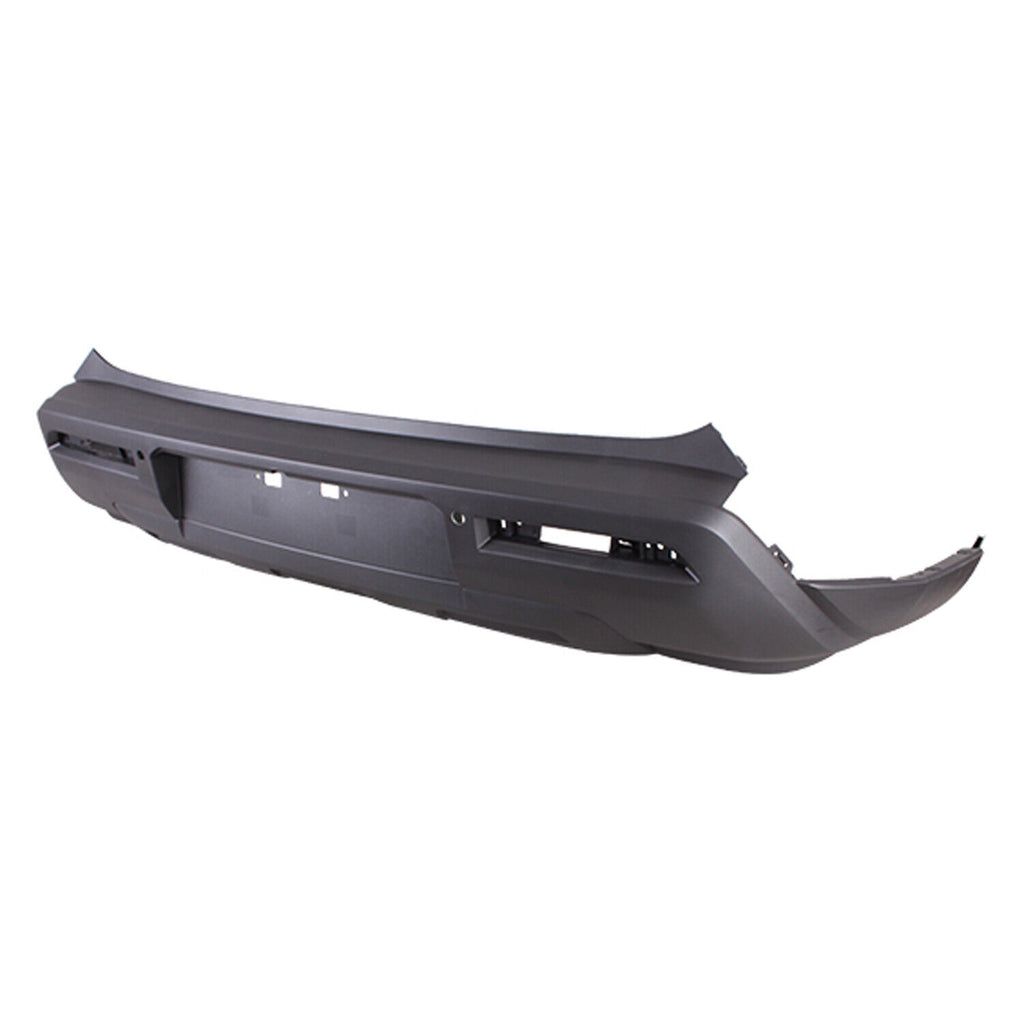 BUMPER RR TEXTURED DARK GRAY W/O TRAILER HITCH