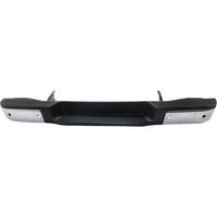 BUMPER STEP FACE BAR RR CHROME W/SENSOR STEEL