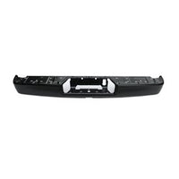 BUMPER STEP FACE BAR RR BLACK W/O SENSOR STEEL CAPA
