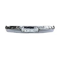 BUMPER STEP FACE BAR RR CHROME W/SENSOR STEEL
