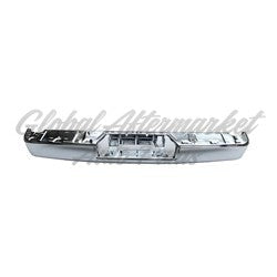 BUMPER STEP FACE BAR RR CHROME W/O SENSOR STEEL