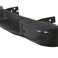BUMPER STEP FACE BAR RR BLACK W/SENSOR STEEL