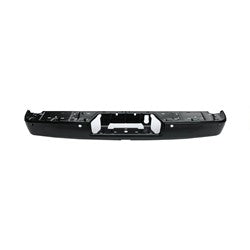 BUMPER STEP FACE BAR RR BLACK W/O SENSOR STEEL