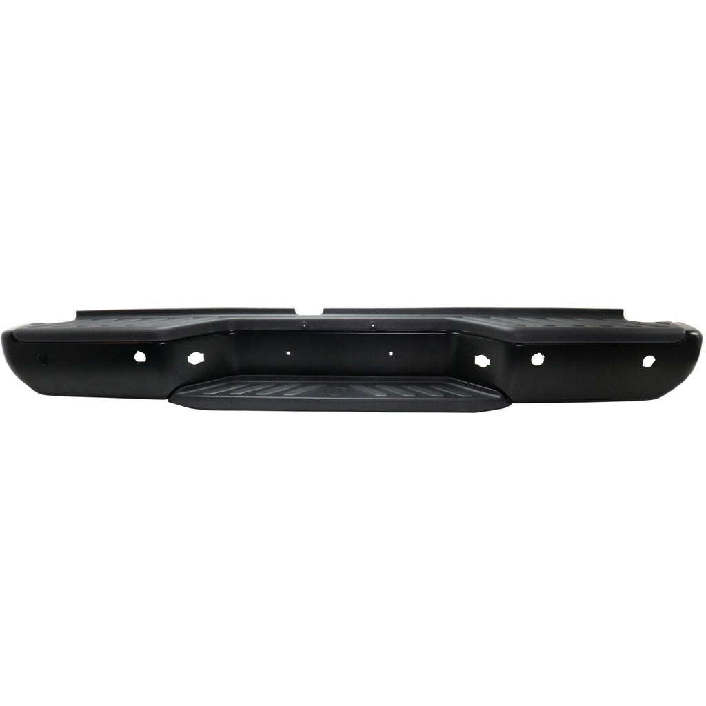 BUMPER STEP FACE BAR RR PTM W/PARK ASSIST SENSOR/ REINFORCEMENT/BOTH PADS