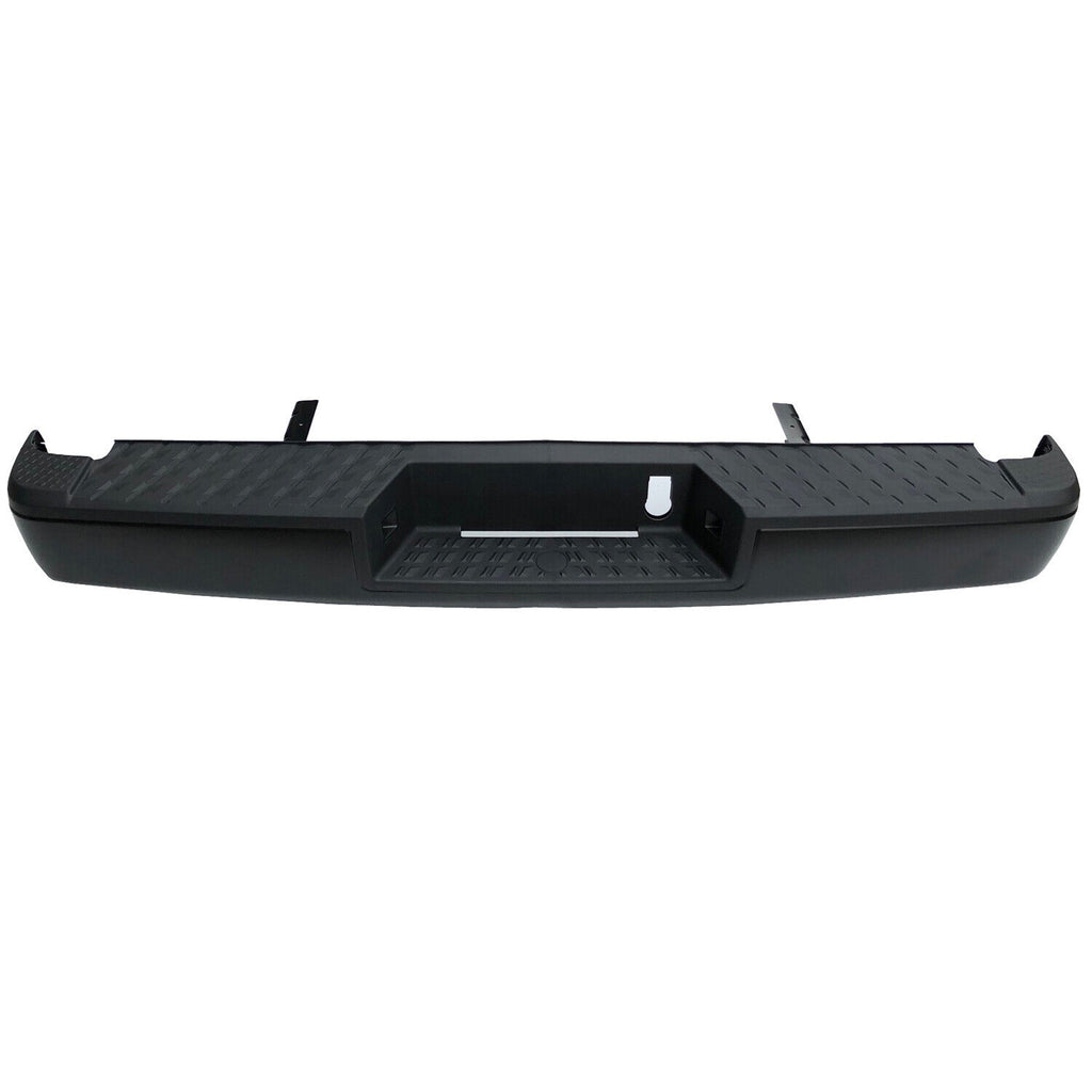 BUMPER RR ASSY BLACK W/BAR/STABILIZER BAR/PAD W/O PARK ASSIST SENSOR