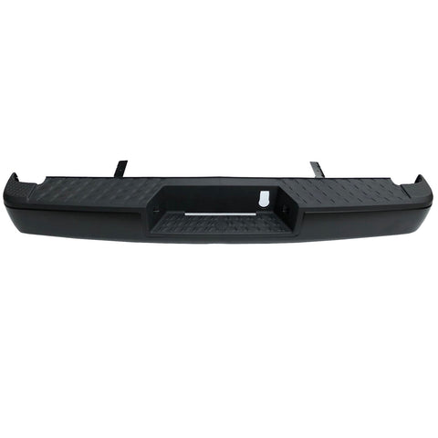 BUMPER RR ASSY BLACK W/BAR/STABILIZER BAR/PAD W/O PARK ASSIST SENSOR CAPA