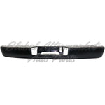 BUMPER RR ASSY BLACK W/BAR/PAD W/TRAILER PLUG CUTOUT W/O PARK ASSIST SENSOR CAPA — photo 1