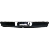 BUMPER RR ASSY BLACK W/BAR/PAD W/TRAILER PLUG CUTOUT W/O PARK ASSIST SENSOR