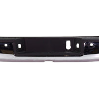 BUMPER RR ASSY CHROME W/BAR/PAD W/TRAILER PLUG CUTOUT / PARK ASSIST SENSOR