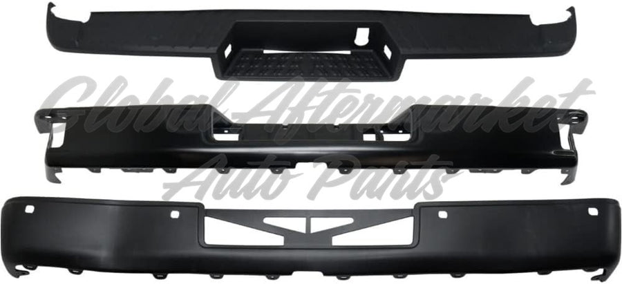 BUMPER RR ASSY PRIMED BLACK W/O PARK ASSIST SENSOR