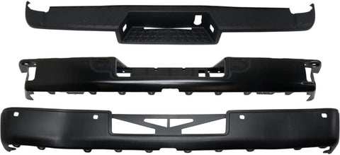 BUMPER RR ASSY PRIMED BLACK W/O PARK ASSIST SENSOR