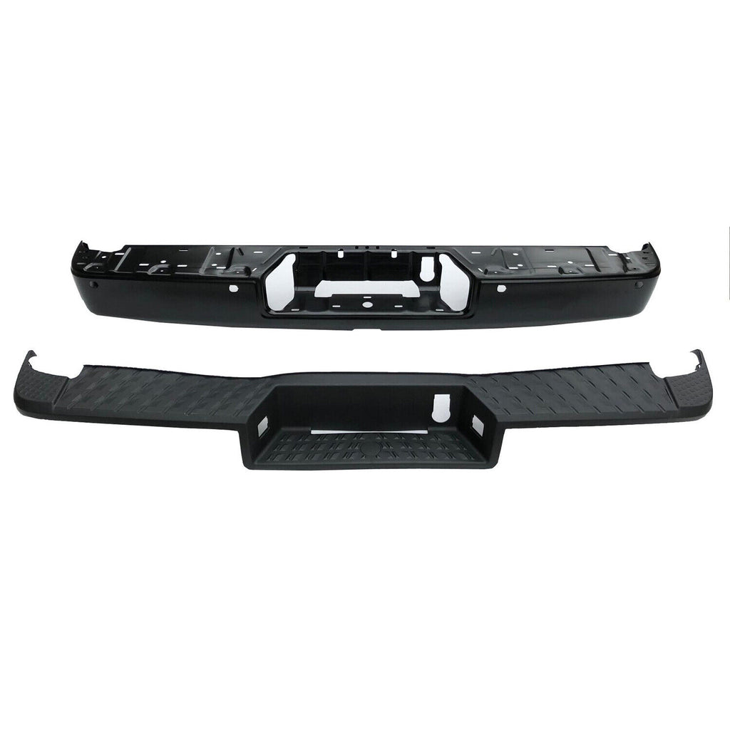BUMPER RR ASSY W/BAR/PAD / PARK ASSIST SENSOR W/O TRAILER PLUG CUTOUT