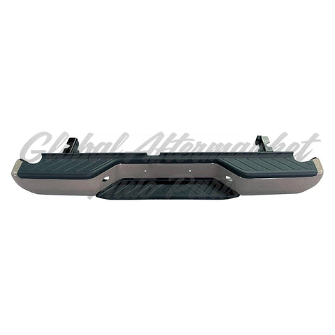 BUMPER STEP FACE BAR RR PTM W/REINFORCEMENT / BOTH PADS W/O PARK ASSIST SENSOR CAPA