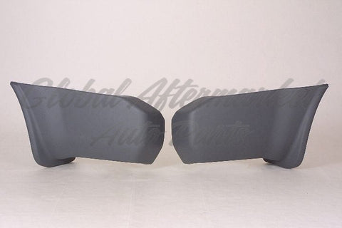 BUMPER END RR LH MATT GRAY TEXTURED