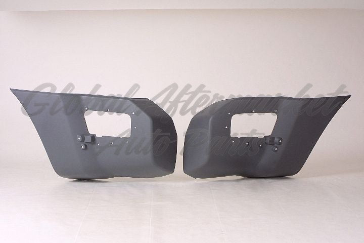 BUMPER END RR LH MATTE-GRAY TEXTURED