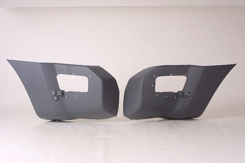 BUMPER END RR LH MATTE-GRAY TEXTURED