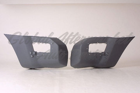 BUMPER END RR RH MATTE-GRAY TEXTURED
