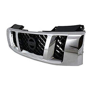 GRILLE MATTE-BLACK W/CHROME FRAME LE/SE