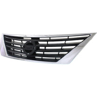 GRILLE BLACK W/CHROME MOULDING