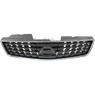 GRILLE PAINTED DARK SILVER/BLACK W/CHROME FRAME 2.0L